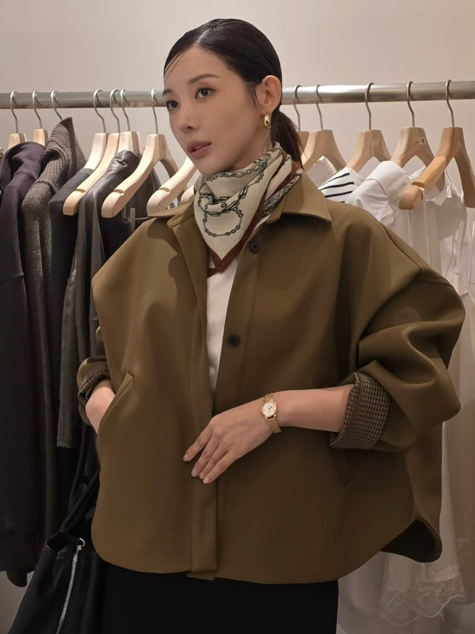 Chaîne｜THE CHAIN PRINT SCARF 復古鏈飾方巾