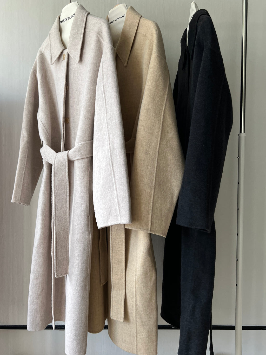 時髦設計 排釦手工羊毛大衣 90%Wool HW2302