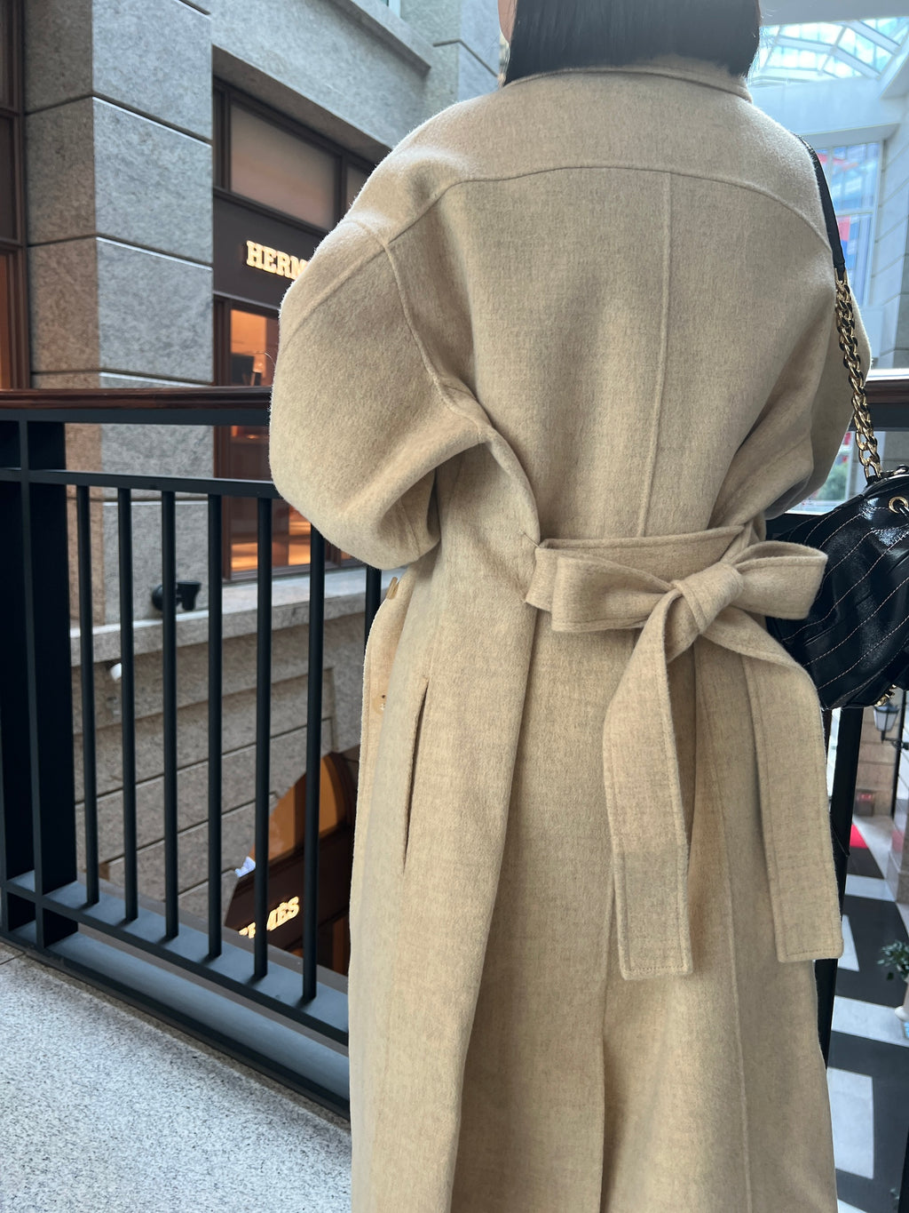 時髦設計 排釦手工羊毛大衣 90%Wool HW2302