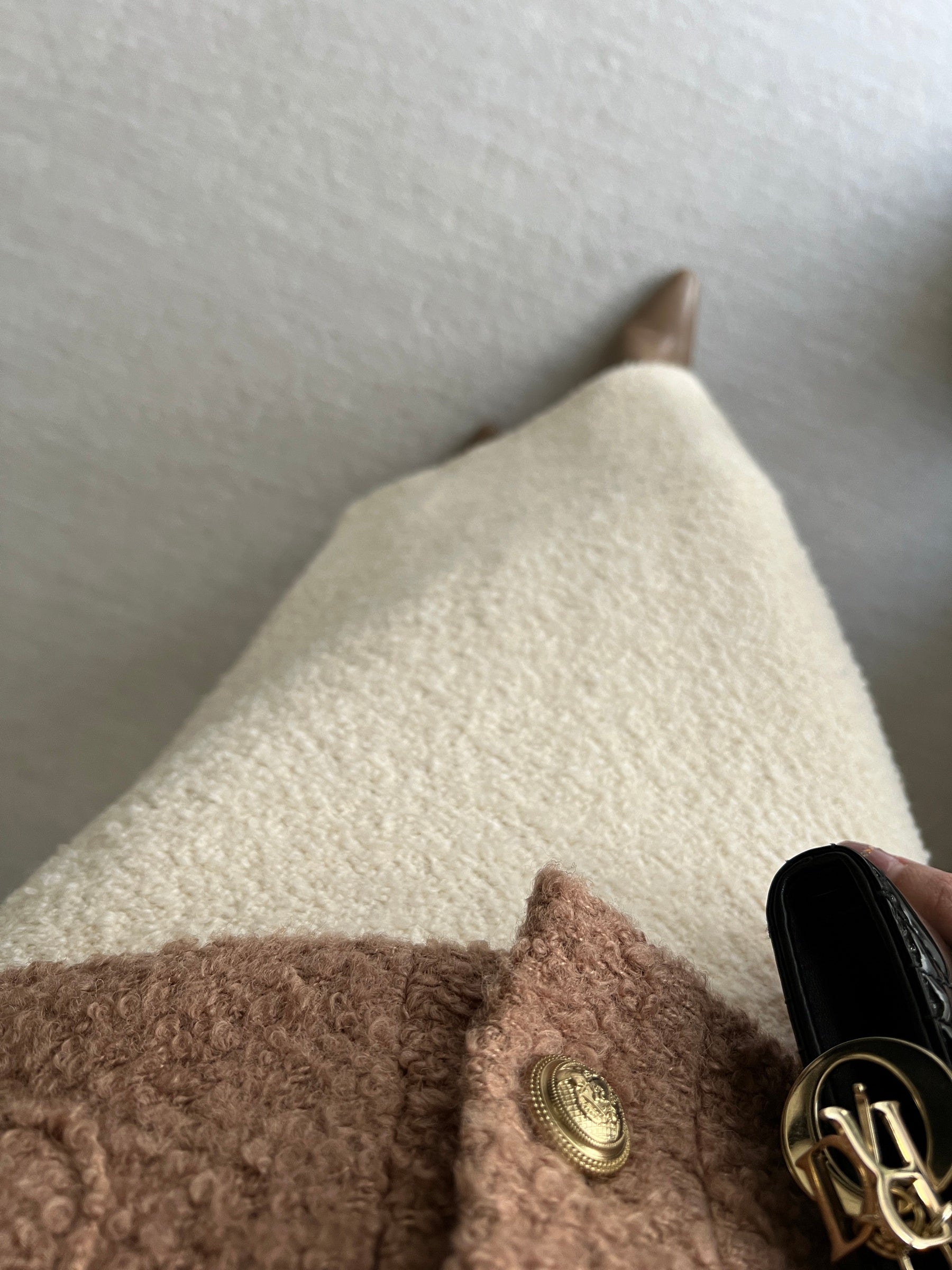 羊羔毛英倫復古金釦外套100%Wool JK2336