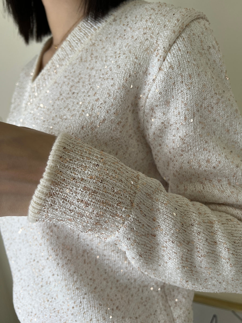 璀璨星光美麗諾羊毛衣 Merino Wool60% T2343