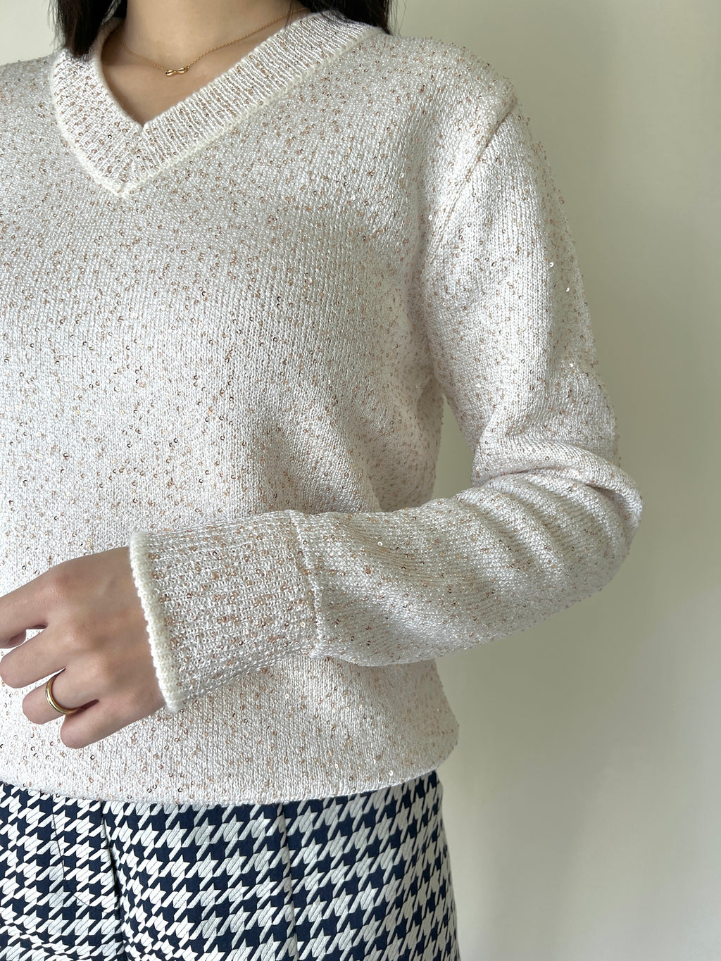 璀璨星光美麗諾羊毛衣 Merino Wool60% T2343