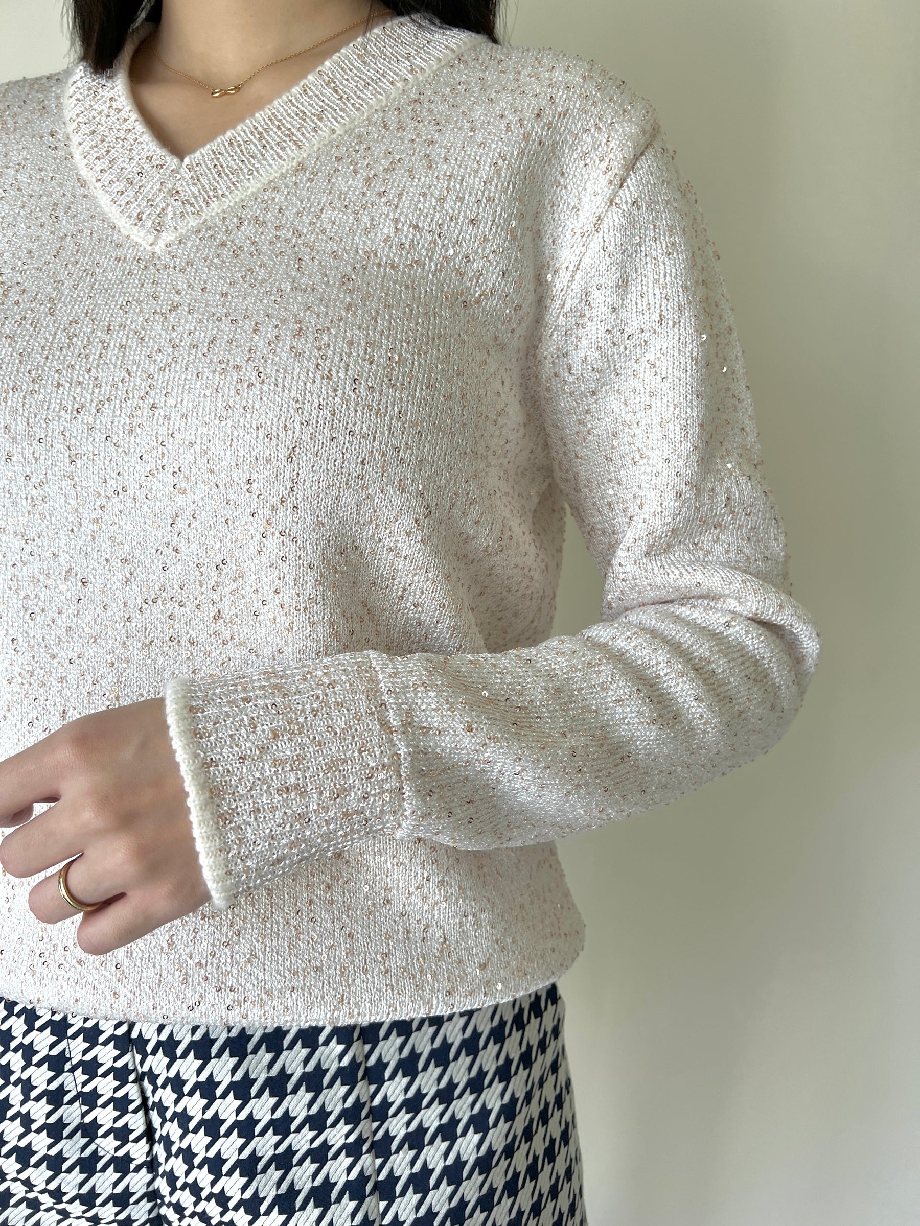 璀璨星光美麗諾羊毛衣 Merino Wool60% T2343