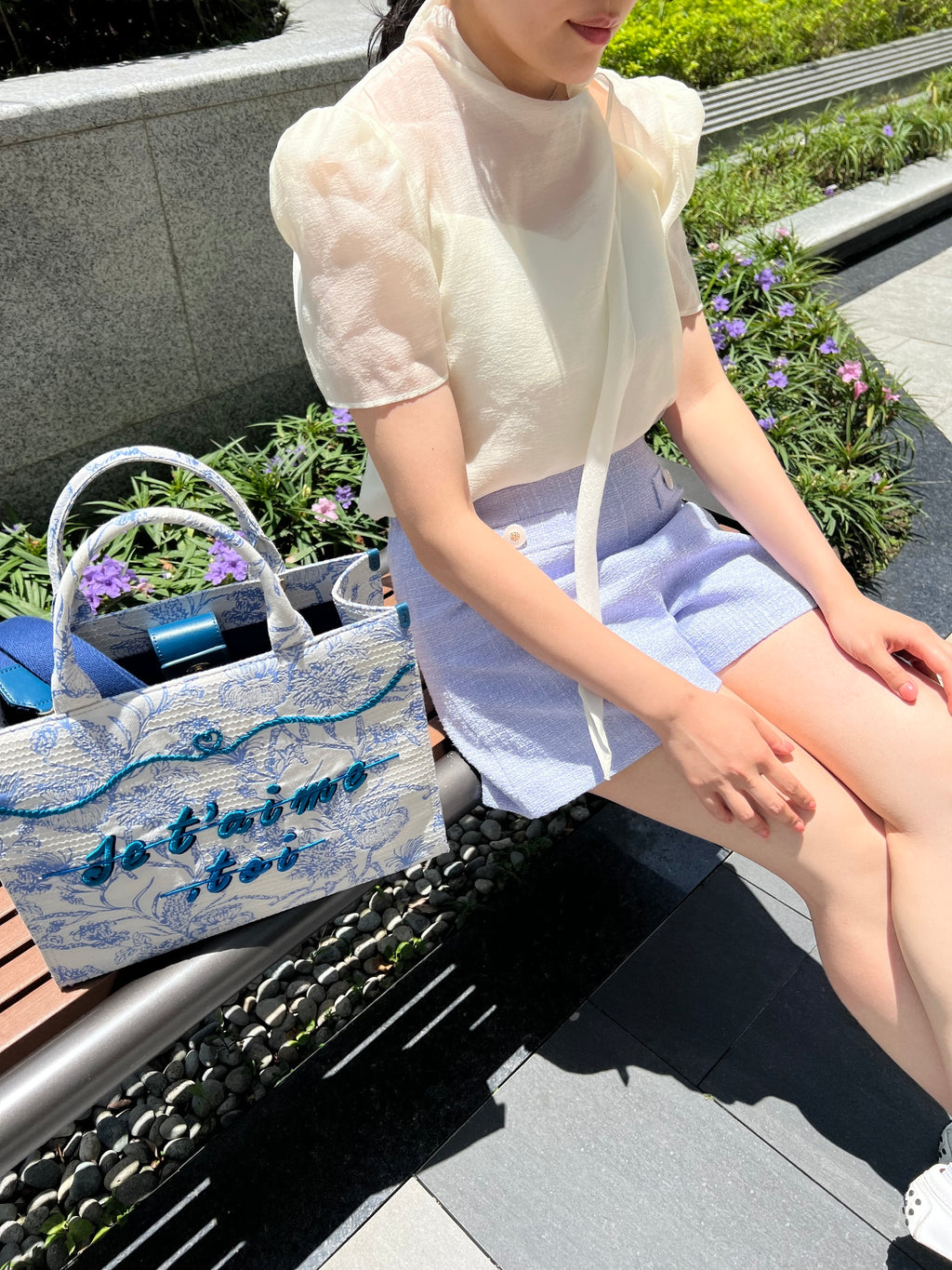 『品牌訂製』Macaron Tweed Shorts馬卡龍亮麗薄呢短褲 PTW23044S 紫陽花