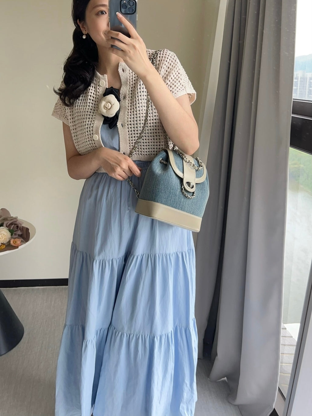 舒涼顯瘦 吊帶亞麻洋裝 DS2406