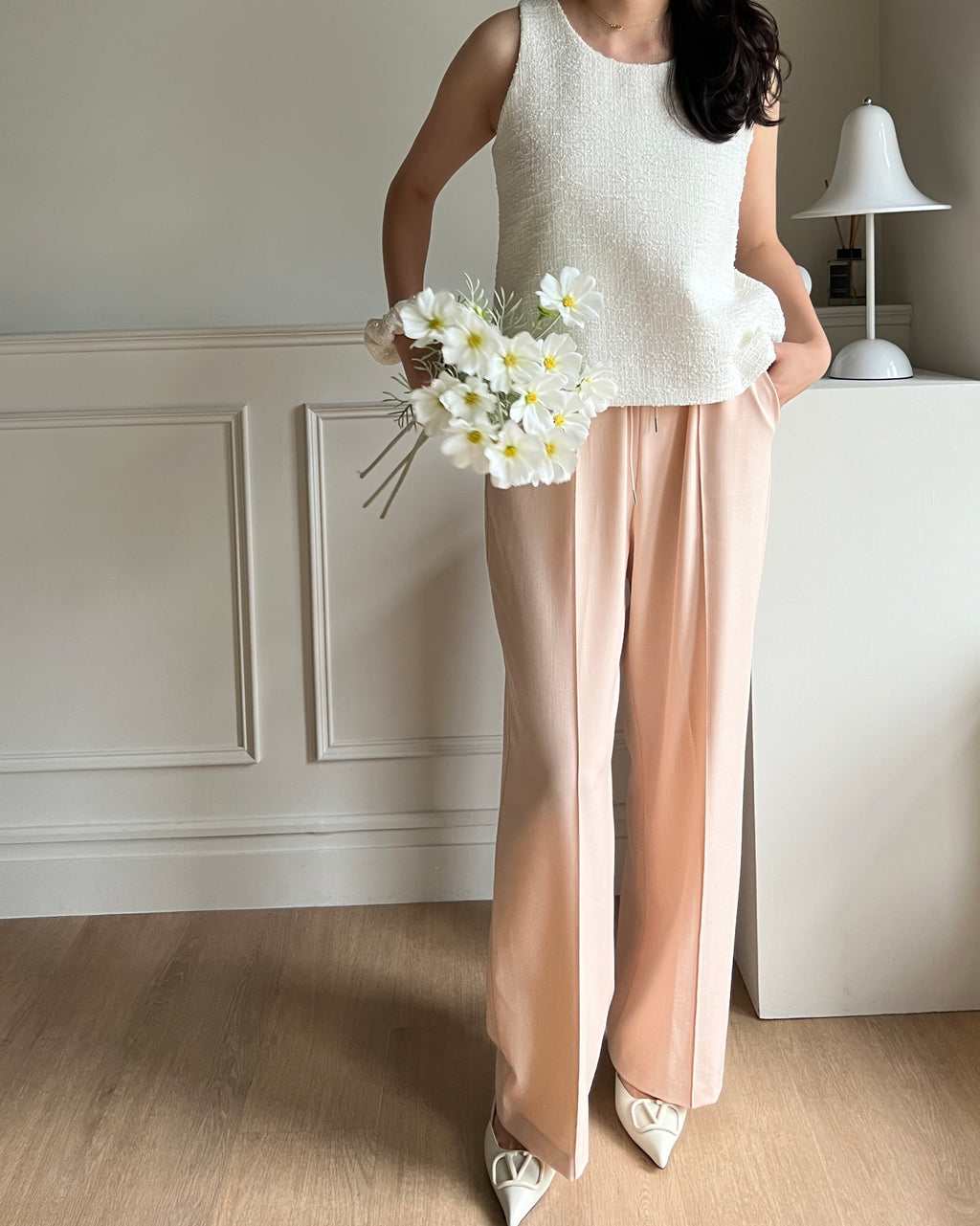 Elena Versatile Pants 舒適面料修長寬褲『0感褲』 PTW24012L柔和桃
