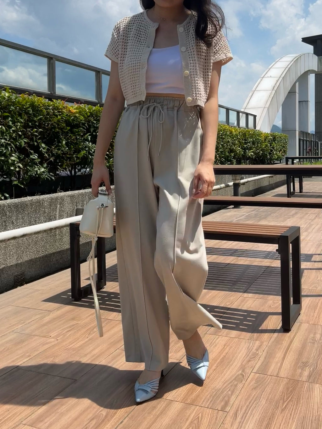 Elena Versatile Pants 舒適面料修長寬褲 『0感褲』PTW24011L 礁石灰綠
