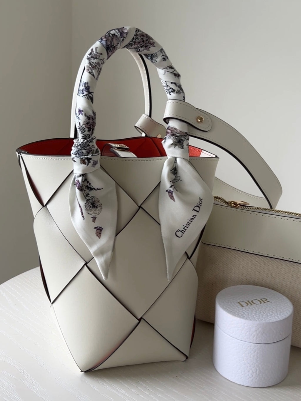 Méron Crafted Woven 手工牛皮撞色編織包