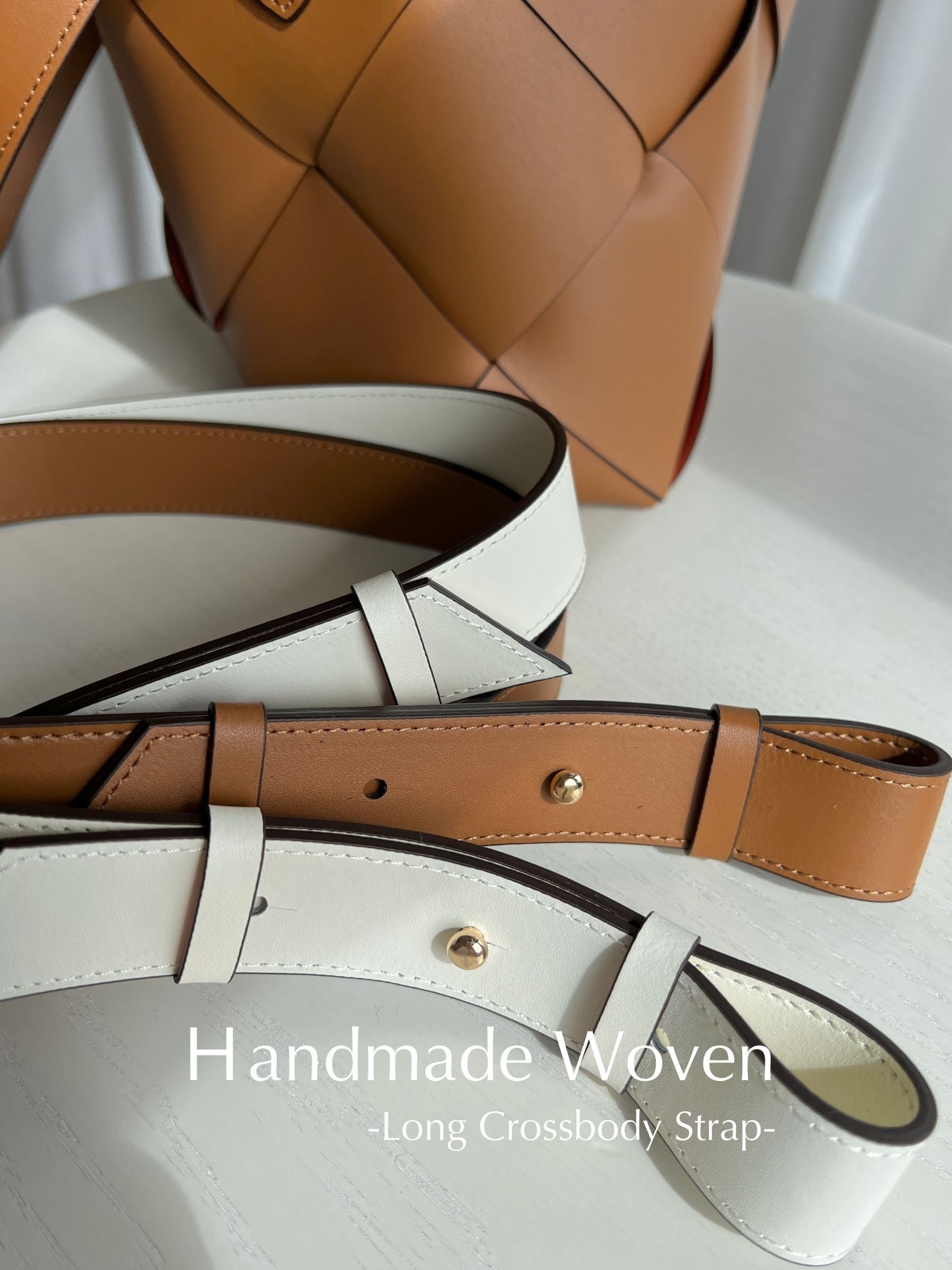 Méron Crafted Woven 溫潤質感 精製撞色編織包 系列配件-Long Crossbody Strap 長背帶 A2402