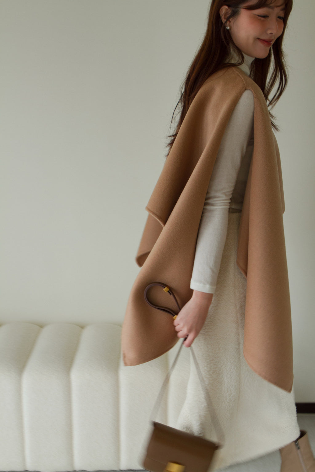 『 奢華質感』Dreamer Hand Made Wool Cape手工羊毛斗篷披肩 Cashmere90% Wool10% HWW3507