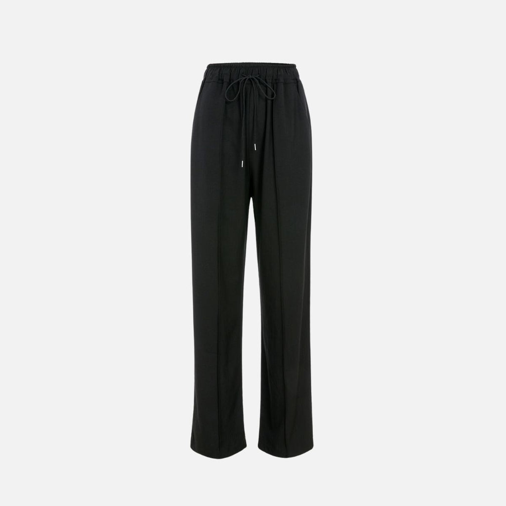 Elena Versatile Pants 舒適面料修長寬褲『0感褲』 PTW24014L 深邃黑