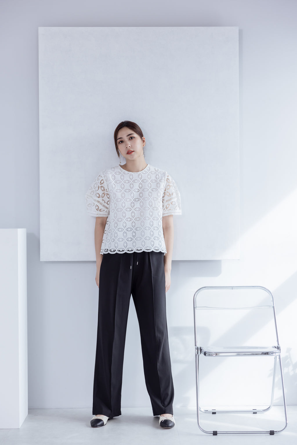 Elena Versatile Pants 舒適面料修長寬褲『0感褲』 PTW24014L 深邃黑