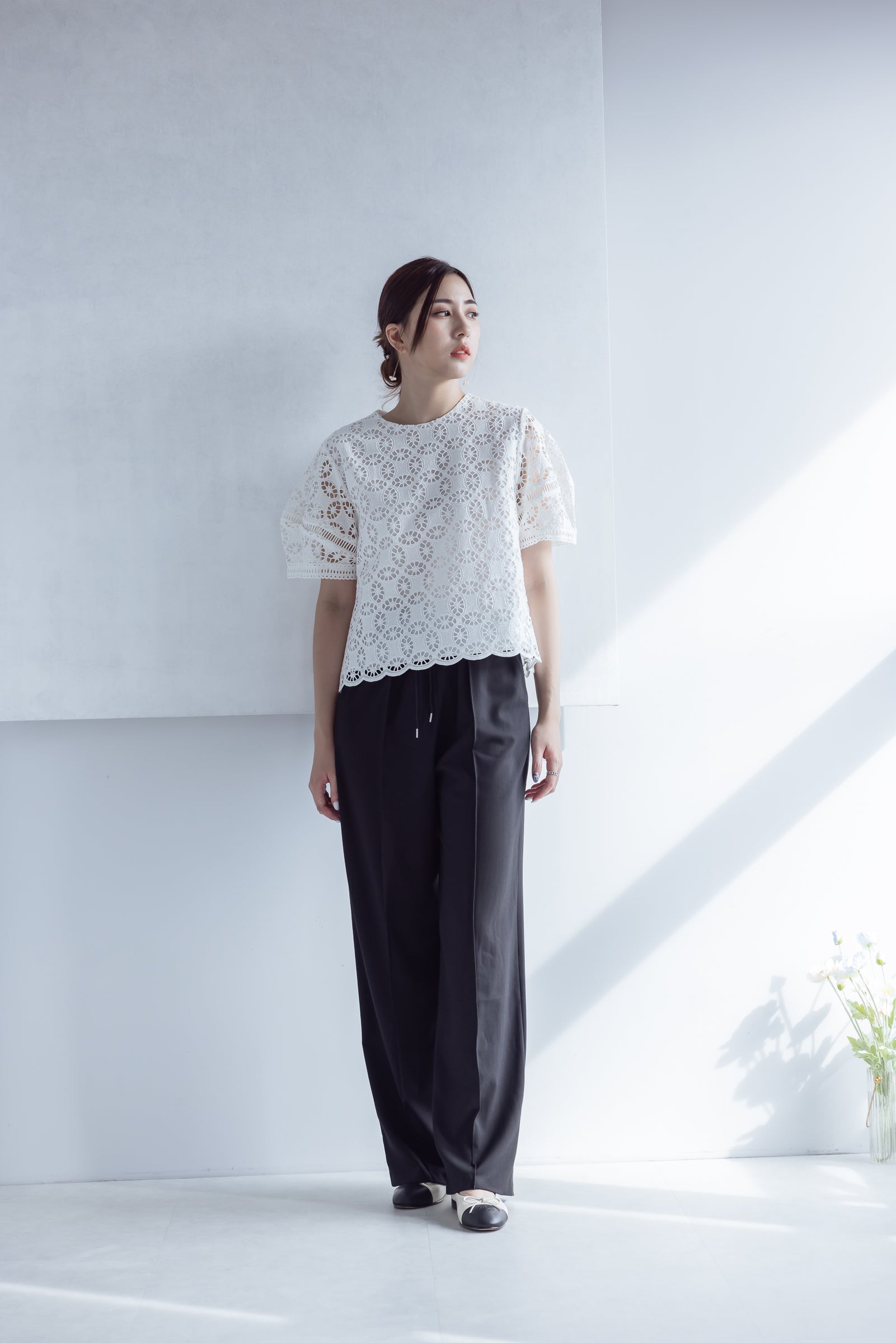 Elena Versatile Pants 舒適面料修長寬褲『0感褲』 PTW24014L 深邃黑