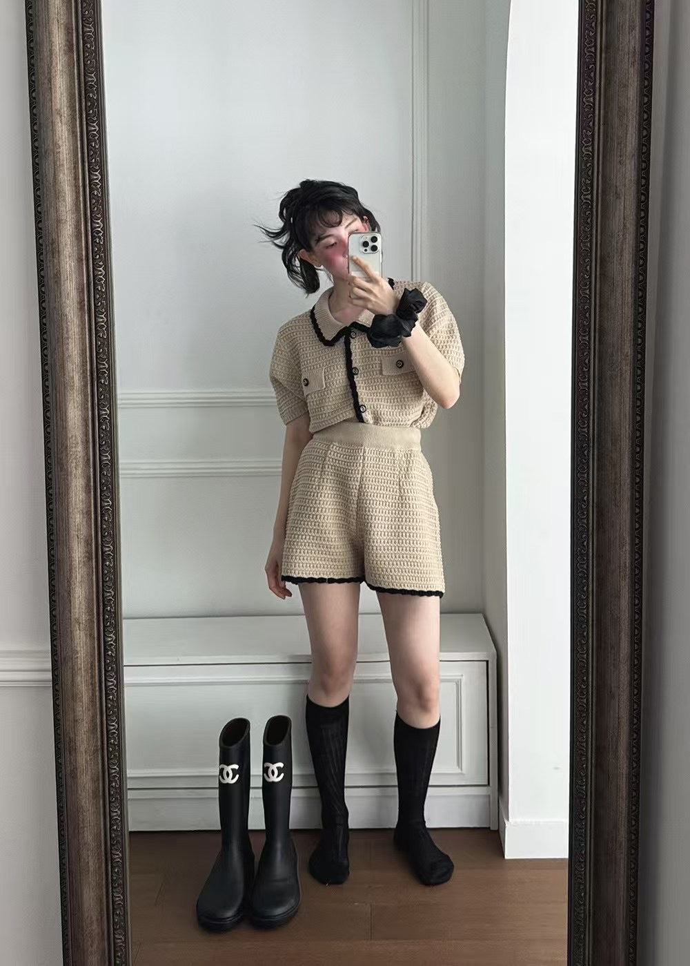 Maison Knit Set 經典香頌針織套裝
