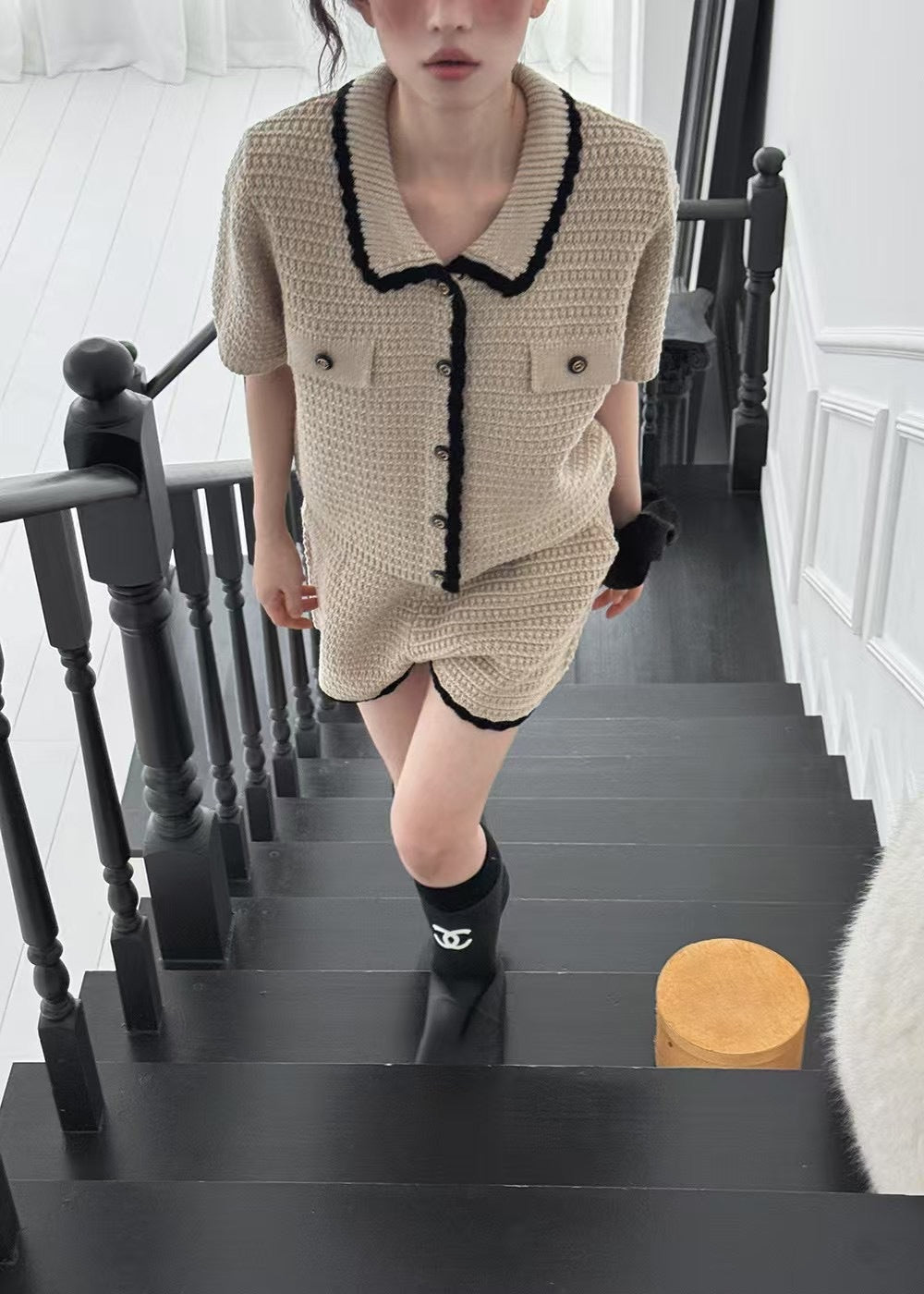Maison Knit Set 經典香頌針織套裝