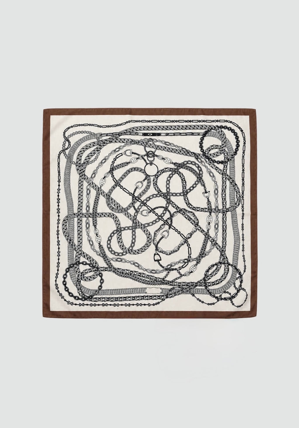 Chaîne｜THE CHAIN PRINT SCARF 復古鏈飾方巾