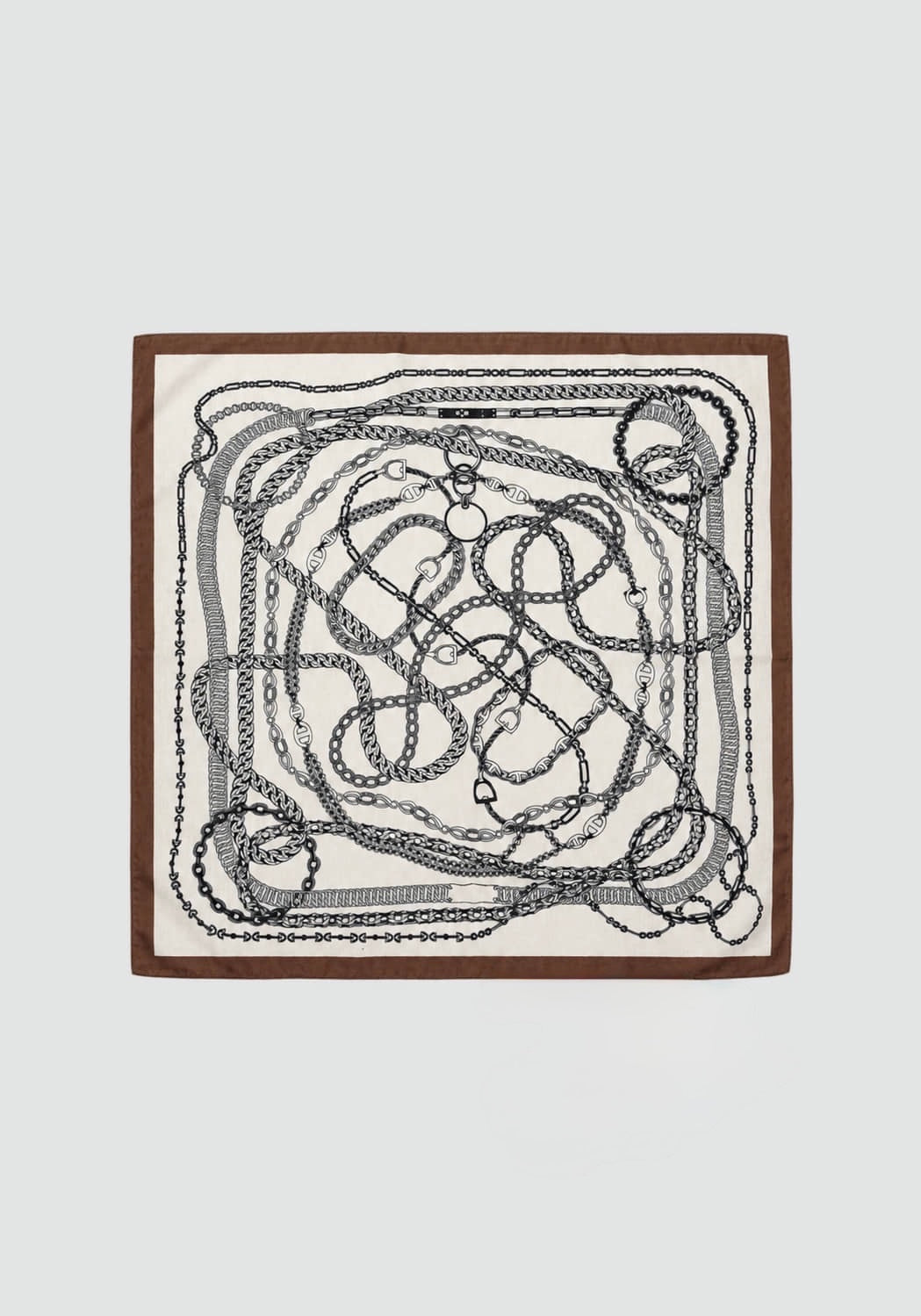 Chaîne｜THE CHAIN PRINT SCARF 復古鏈飾方巾